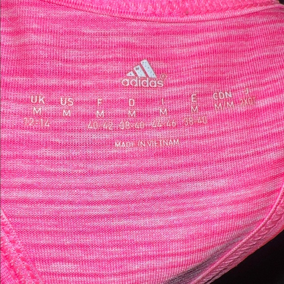 Adidas Women's Vibrant Pink Tank Top - Picture 6 of 7